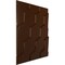 Ekena Millwork 19 5/8in. W x 19 5/8in. H Honeycomb EnduraWall Decorative 3D Wall Panel Covers 2.67 Sq. Ft. WP20X20HBCDC - alternate 2